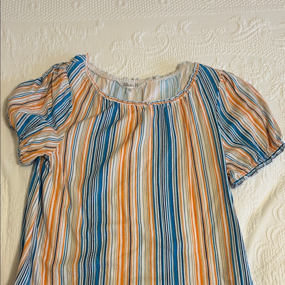 Jillian N Multicolor Striped Top